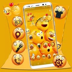 Скачать Cool Emoji Launcher Theme APK