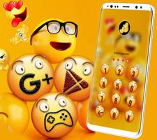 Cool Emoji Launcher Theme imagem de tela 3