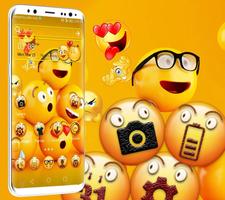 Cool Emoji Launcher Theme capture d'écran 1