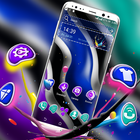 Candy Waves Launcher Theme أيقونة