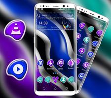 Candy Waves Launcher Theme پوسٹر