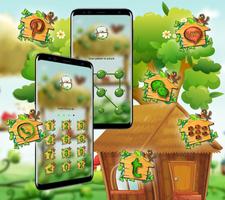 برنامه‌نما Cartoon Watermelon Theme عکس از صفحه