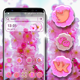 Cherry Blossom Launcher Theme icône