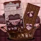 Chocolate Heart Launcher Theme icône