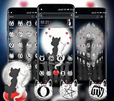 Cute Cat Love Launcher Theme تصوير الشاشة 3