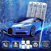 Blue Sport Car Launcher Theme