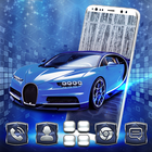 Blue Sport Car Launcher Theme icône