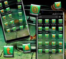 Glass Fisherman Launcher Theme capture d'écran 1