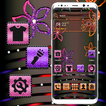 ”Glitter Flower Launcher Theme