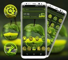 Green Apple Launcher Theme الملصق