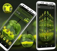 Green Apple Launcher Theme تصوير الشاشة 1