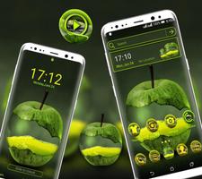 Green Apple Launcher Theme captura de pantalla 2