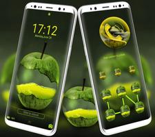 برنامه‌نما Green Apple Launcher Theme عکس از صفحه