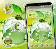 Green Earth Launcher Theme Affiche