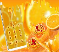 Orange Launcher Theme syot layar 1