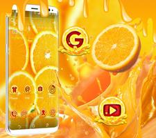 Orange Launcher Theme syot layar 3