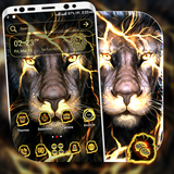 Lion Fire Launcher Theme أيقونة