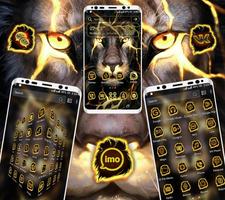 Lion Fire Launcher Theme پوسٹر