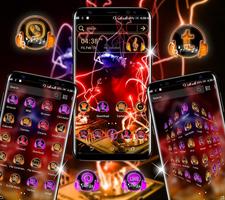 Neon DJ Launcher Theme скриншот 1