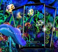Neon Mushroom Launcher Theme Ekran Görüntüsü 3