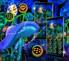 Neon Mushroom Launcher Theme Ekran Görüntüsü 1