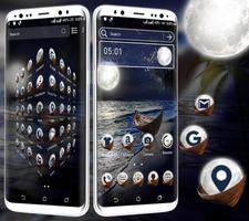 Sea Moon Launcher Theme 截图 2