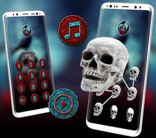 Skull Crow Launcher Theme تصوير الشاشة 3