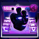 Purple Mask Launcher Theme APK