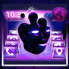 Purple Mask Launcher Theme icône