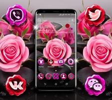 Rose Launcher Theme الملصق
