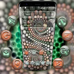 3D Spiral Stones LauncherTheme APK Herunterladen