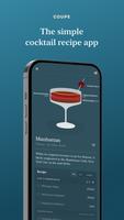 Coupe - cocktail recipes ポスター