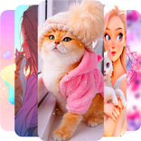 Live cat Girly Wallpaper