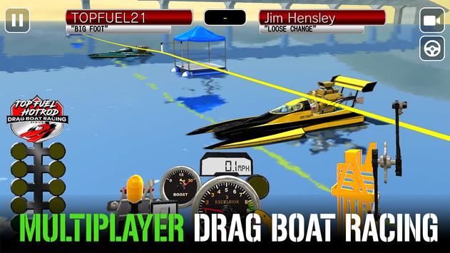 Top Fuel Hot Rod - Drag Boat Speed Racing Game screenshot 2