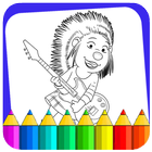 Sing 2 Coloring Book أيقونة