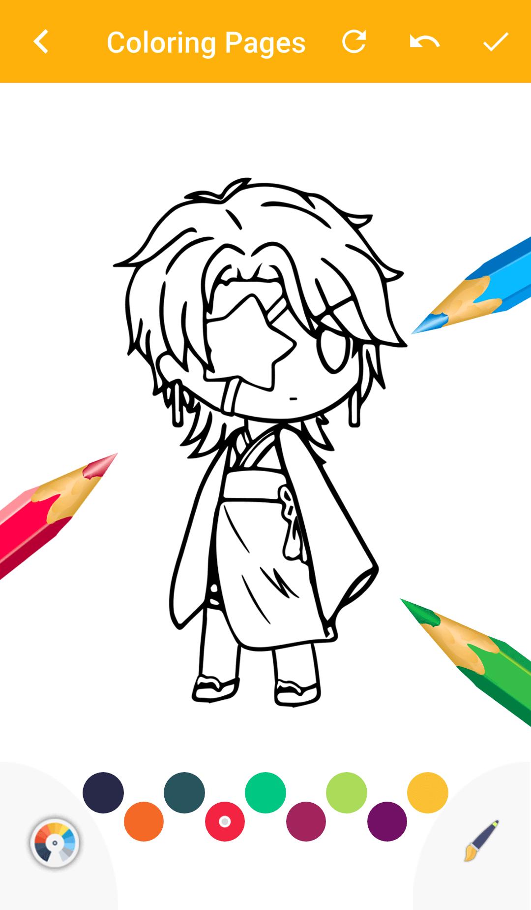 picture Gacha Studio Character Gacha Life Coloring Pages gacha coloring book game for android