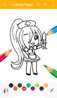 Gacha Coloring Book Game capture d'écran 1