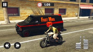 Fast Mail Van: Courier Games capture d'écran 1