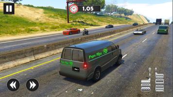 Fast Mail Van: Courier Games capture d'écran 2