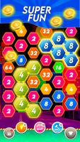 Hexagon Link Hexa Puzzle Game ポスター
