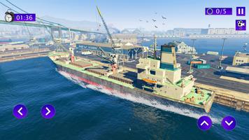 Port Ship Sim Jeux de bateaux capture d'écran 1