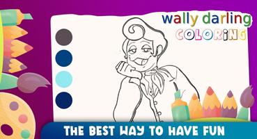 wally darling Coloring Book ảnh chụp màn hình 1