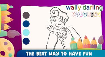 wally darling Coloring Book Ekran Görüntüsü 1