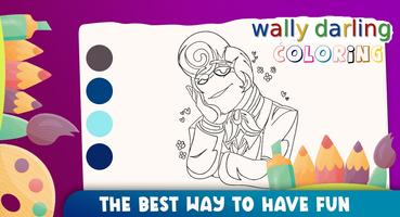 wally darling Coloring Book captura de pantalla 2