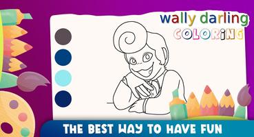 wally darling Coloring Book capture d'écran 3