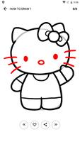 Comment dessiner Hello Kitty capture d'écran 3