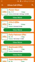 All Ufone Network Packages 2019 स्क्रीनशॉट 3