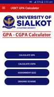 USKT GPA-CGPA Calculator Affiche