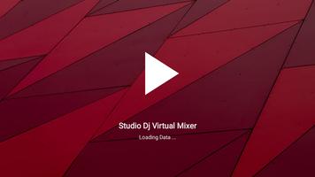 Studio Dj Virtual Mixer Plakat