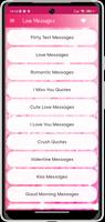 Romantic Love Messages Plakat